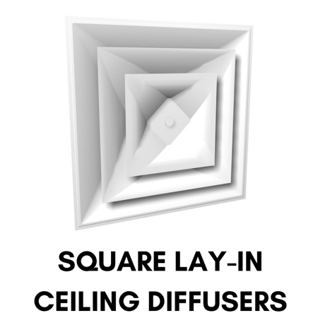 Picture for category Square Lay-in Ceiling Diffusers